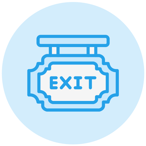 Exit Generic color lineal-color icon