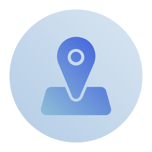 Map Pin Generic gradient fill icon