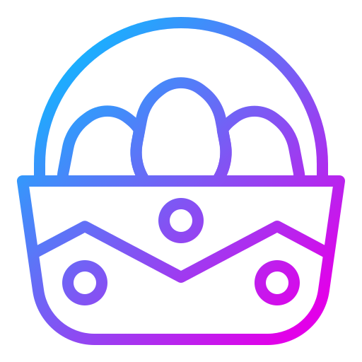 koszyk na jajka Generic gradient outline ikona