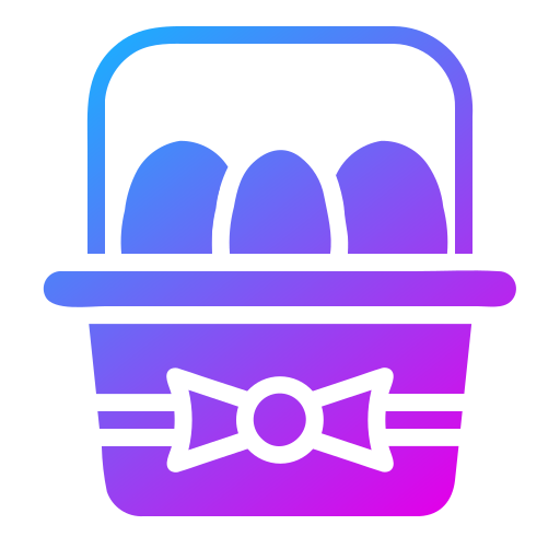 Eggs basket Generic gradient fill icon