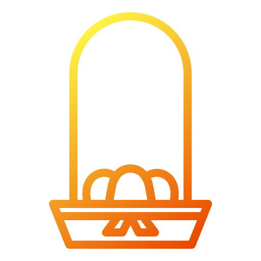 Eggs basket Generic gradient outline icon