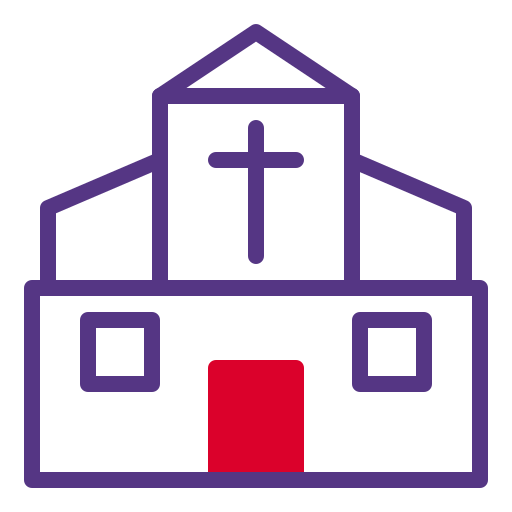 大聖堂 Generic color lineal-color icon