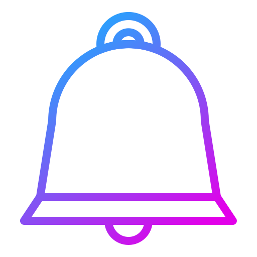 campana Generic gradient outline icona