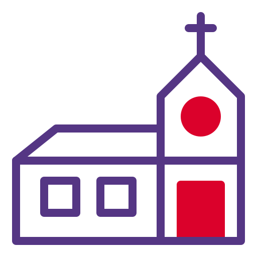 大聖堂 Generic color lineal-color icon