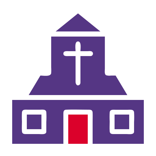 Cathedral Generic color fill icon