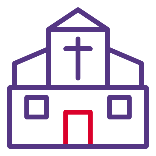 cathédrale Generic color outline Icône