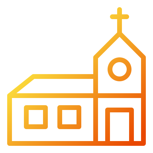 kathedraal Generic gradient outline icoon