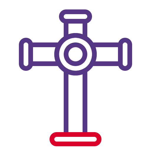 kruis Generic color outline icoon