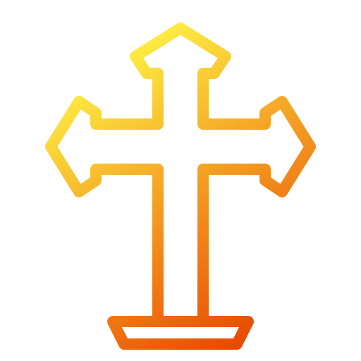 Cross Generic gradient outline icon