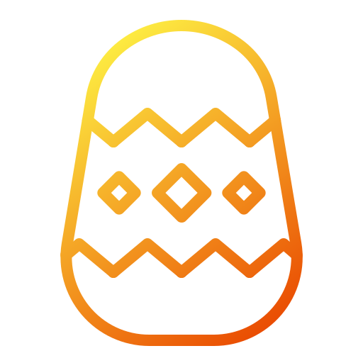 uovo di pasqua Generic gradient outline icona