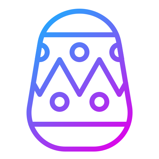 Easter egg Generic gradient outline icon