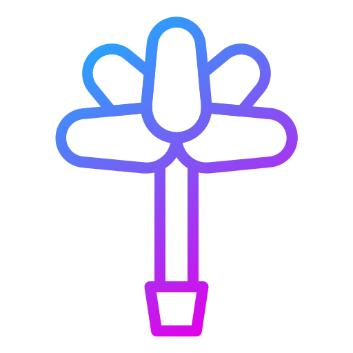꽃 Generic gradient outline icon