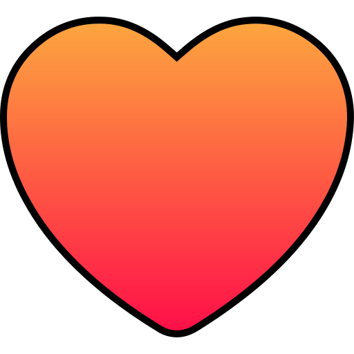 corazón Generic gradient lineal-color icono