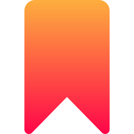 ブックマーク Generic gradient fill icon