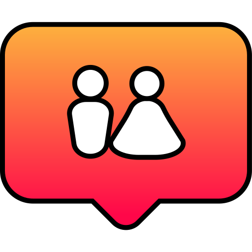 Couple Generic gradient lineal-color icon