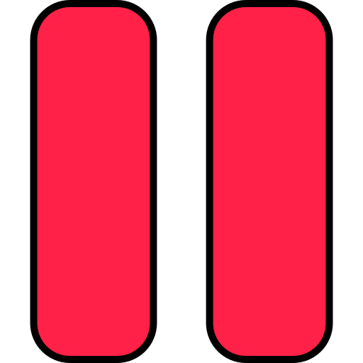 botón de pausa Generic color lineal-color icono