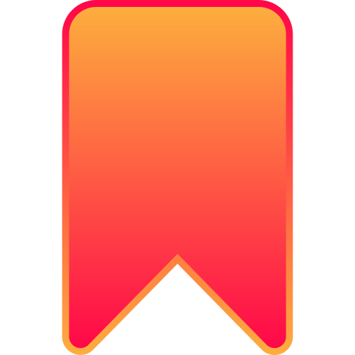 ブックマーク Generic gradient lineal-color icon