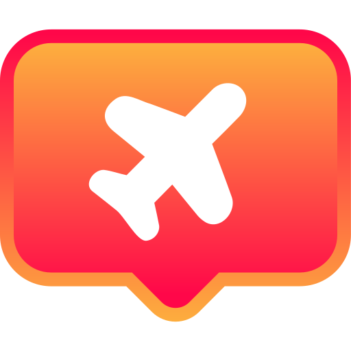 flugzeug Generic gradient lineal-color icon