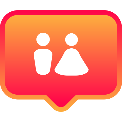 Couple Generic gradient lineal-color icon