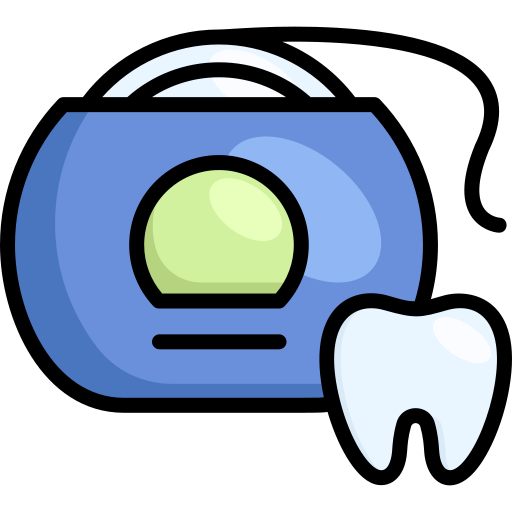 Зубная нить Generic color lineal-color иконка
