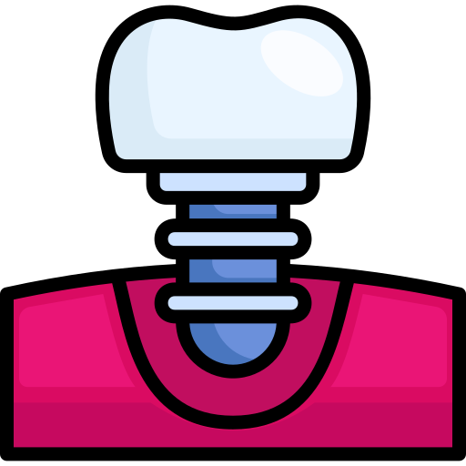 Dental implant Generic color lineal-color icon