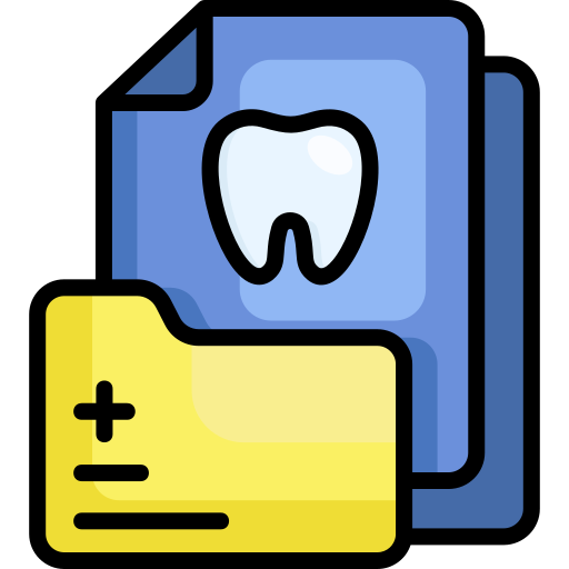 Historial dental Generic color lineal-color icono