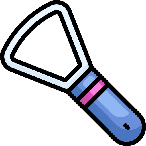 Tongue cleaner Generic color lineal-color icon