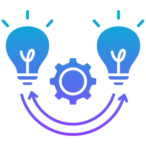 development Generic gradient fill icon