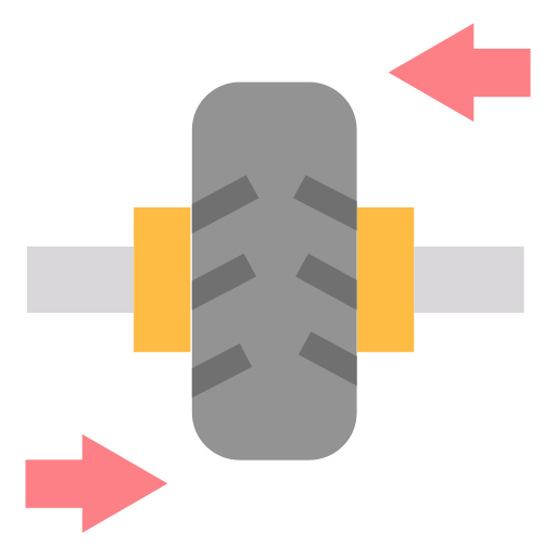 Wheel alignment Generic color fill icon