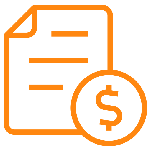 Financial statements Generic color outline icon