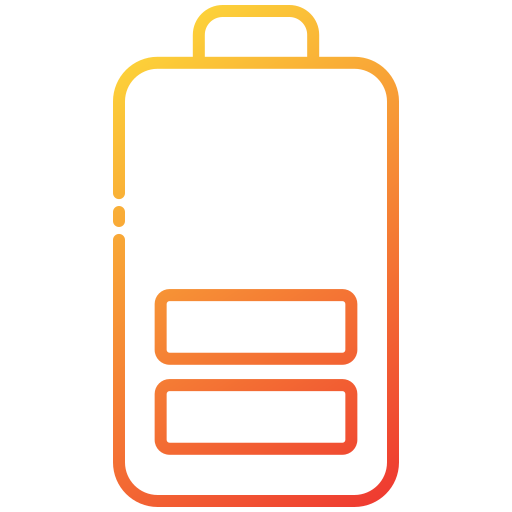 Low Battery Level Generic gradient outline icon