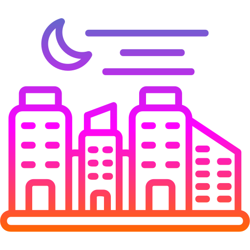 City Generic gradient outline icon