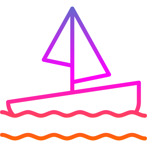 bateau Generic gradient outline Icône