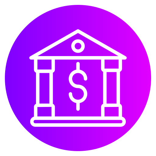 banca Generic gradient fill icona