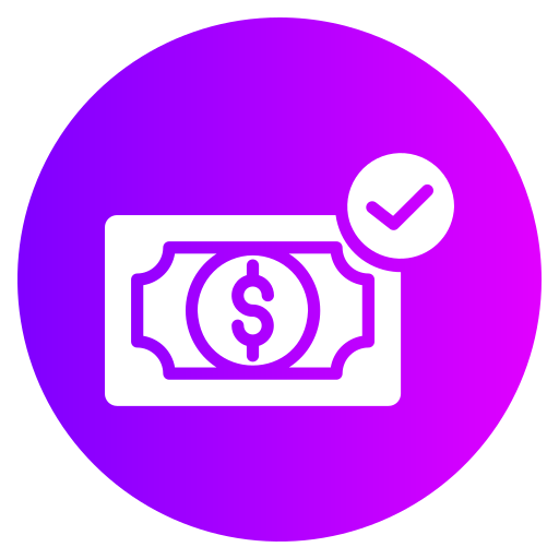 Cash payment Generic gradient fill icon