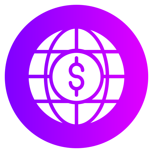 世界経済 Generic gradient fill icon