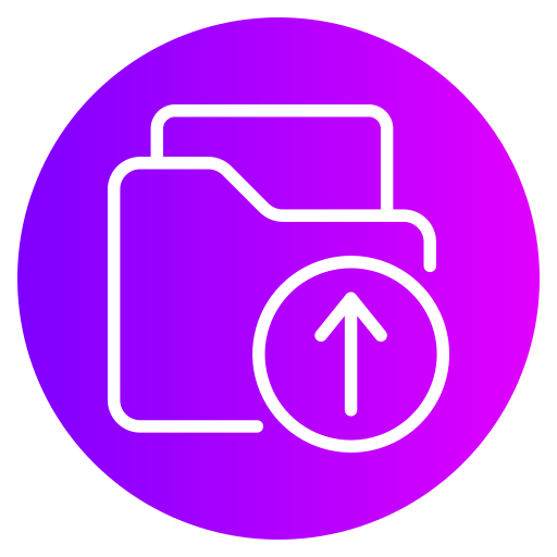 hochladen Generic gradient fill icon