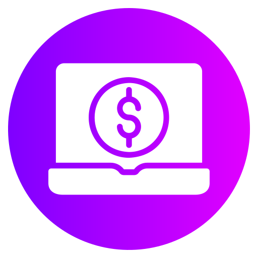 Online payment Generic gradient fill icon