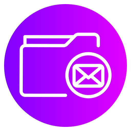 郵便 Generic gradient fill icon