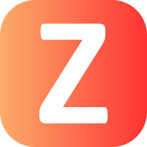 lettera z Generic gradient fill icona