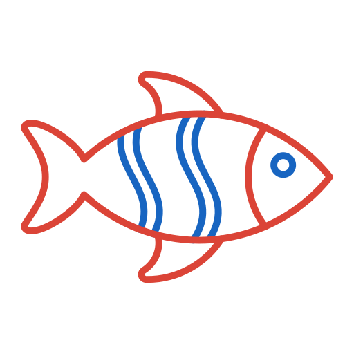 Рыбы Generic color outline иконка