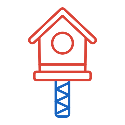 Bird house Generic color outline icon