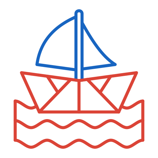 帆船 Generic color outline icon