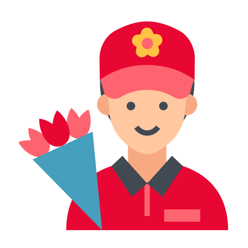 Delivery Man Generic color fill icon