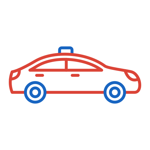 Такси Generic color outline иконка