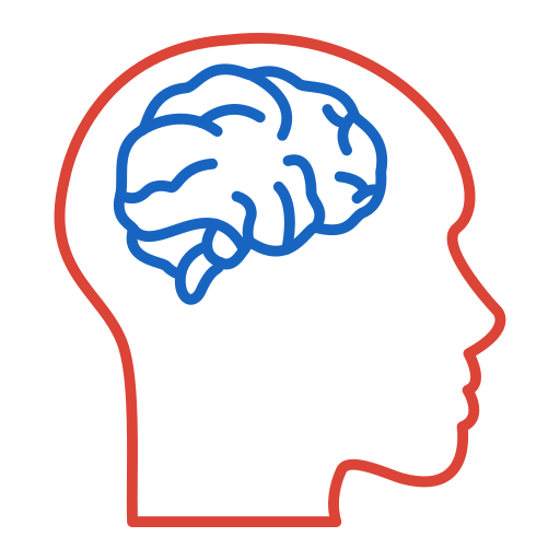 Человеческий мозг Generic color outline иконка