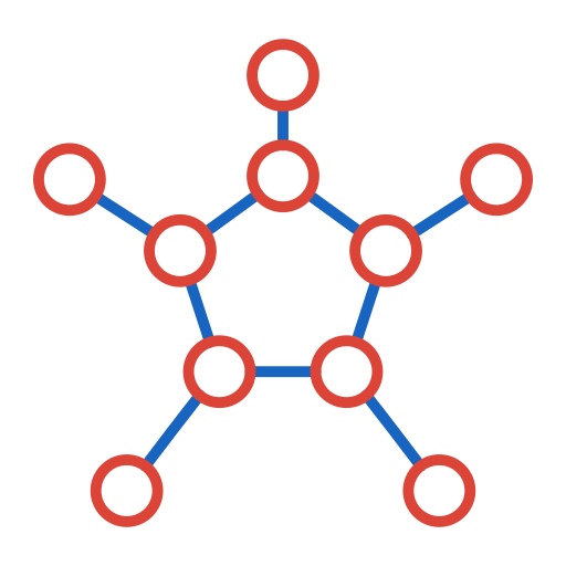 cząsteczki Generic color outline ikona