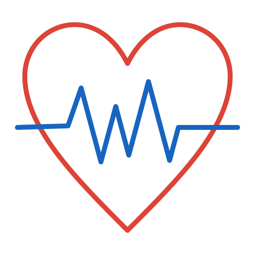 Heart rate Generic color outline icon