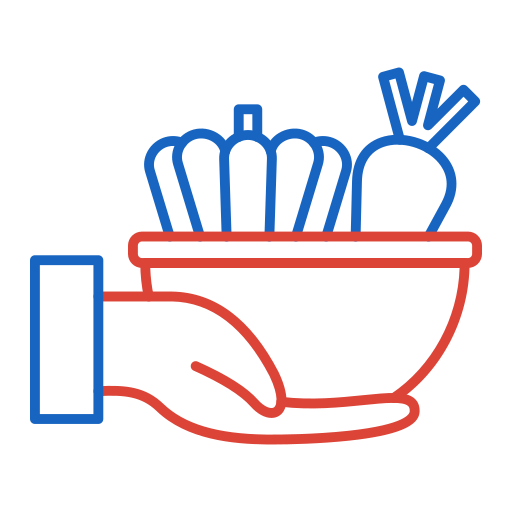 donatie van voedsel Generic color outline icoon