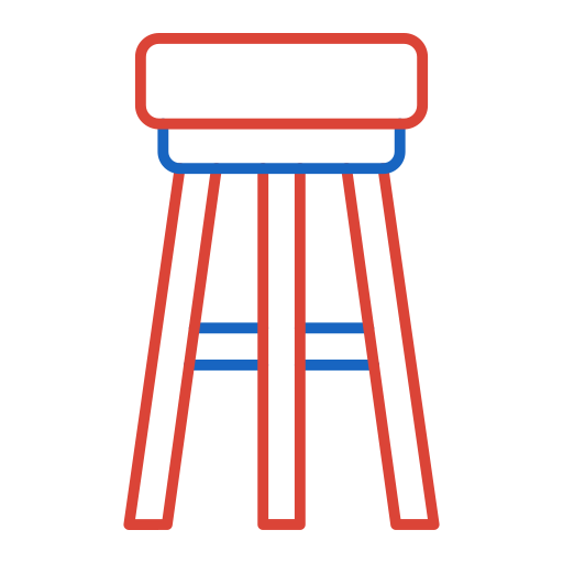 Stool Generic color outline icon